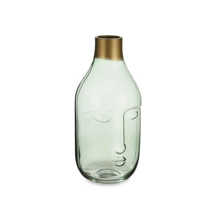 Ваза Gift Decor VGY1125S-G VGY1125S-G Зелен Cтъкло Лице 11 x 24,5 x 12 cm (6 броя)