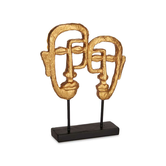 Декоративна фигурка Gift Decor YZ211914-4 YZ211914-4 Златен Лице 27 x 32,5 x 10,5 cm (4 броя)