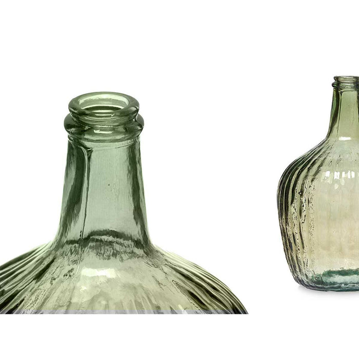 Декоративна бутилка Gift Decor 2255/04R-G 2255/04R-G Зелен Райета 4 L 17 x 29 x 17 cm Декорация (4 броя)