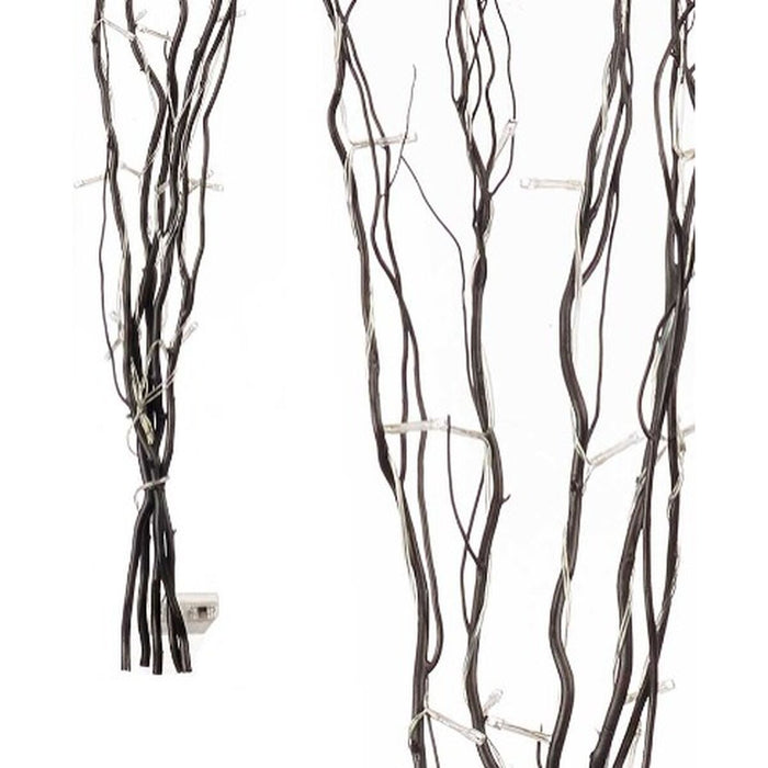 Корсажи Gift Decor F23610-B F23610-B Черен Дървен 20 x 90 x 6 cm LED Светлина (12 броя)