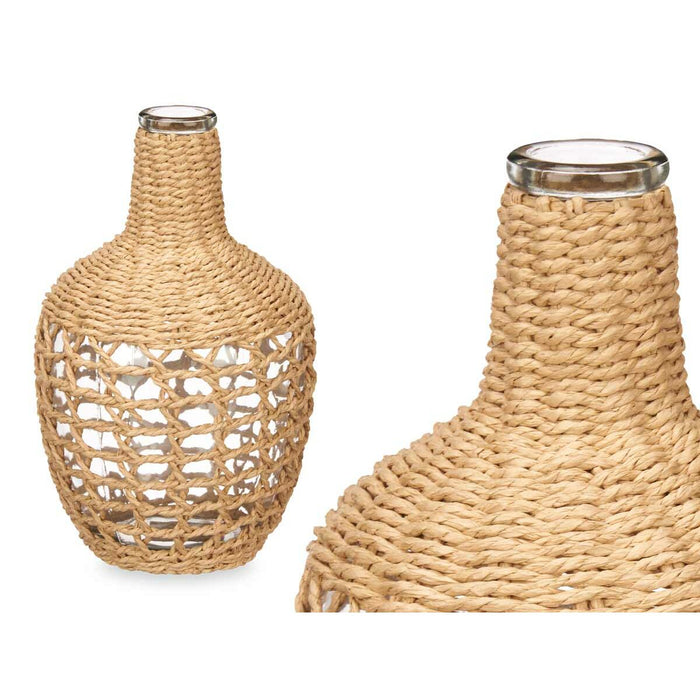 Декоративна гарафа Gift Decor TS23938-B TS23938-B Кафяв Прозрачен Дървен Кристал 17 x 31 x 17 cm 20 x 31 x 20 cm 5,5 x 30 x 5,5