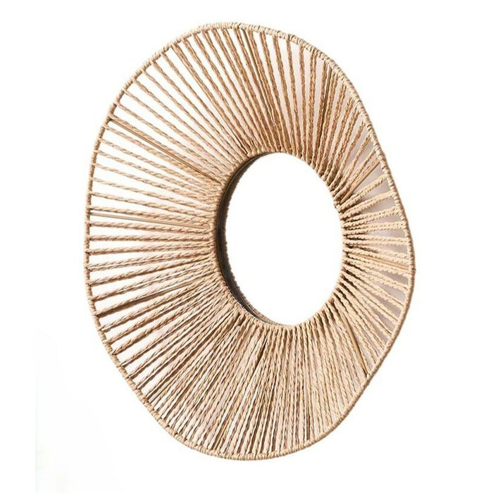 Стенно огледало Gift Decor Естествен Вълни 41 x 8 x 41 cm (6 броя)