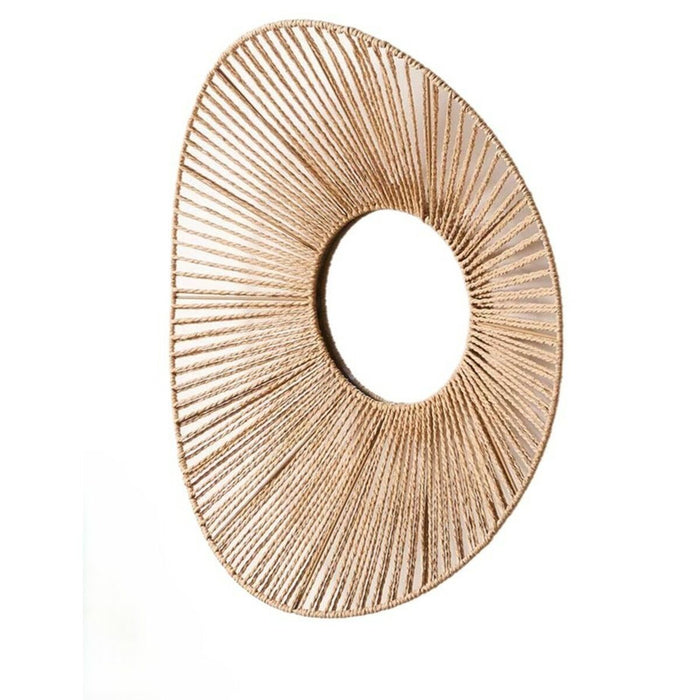 Стенно огледало Gift Decor Естествен Овал 55 x 14 x 48 cm (4 броя)