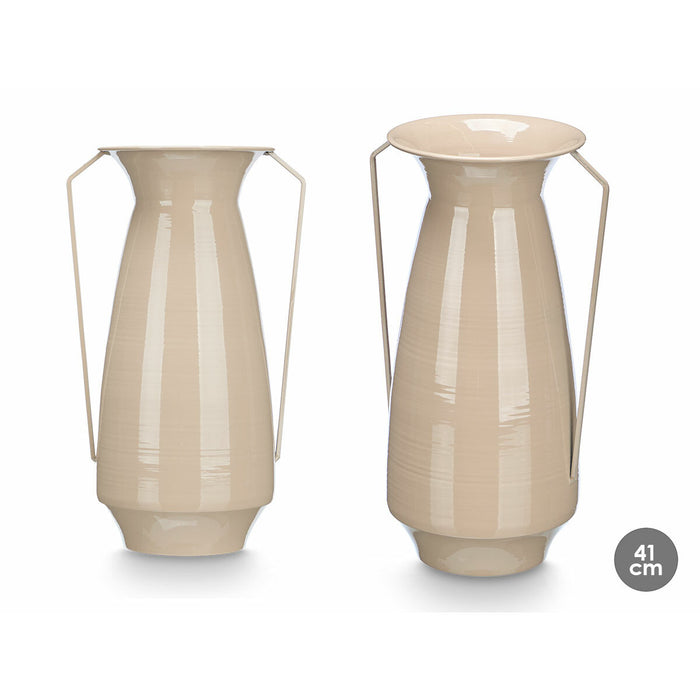 Ваза Gift Decor Кафяв Желязо Конусовиден 25,5 x 41,5 x 18,5 cm (4 броя)