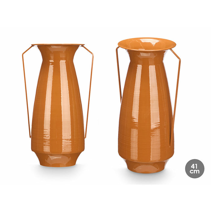 Ваза Gift Decor Покривна черепица Желязо Конусовиден 25,5 x 41,5 x 18,5 cm (4 броя)