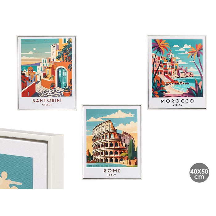 Пластно Gift Decor Град 40 x 3 x 50 cm (6 броя)