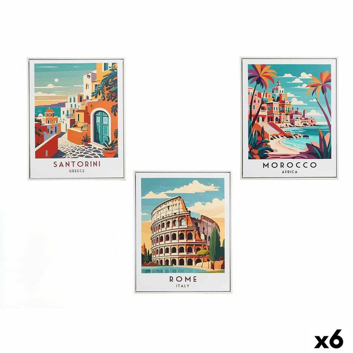 Пластно Gift Decor Град 40 x 3 x 50 cm (6 броя)