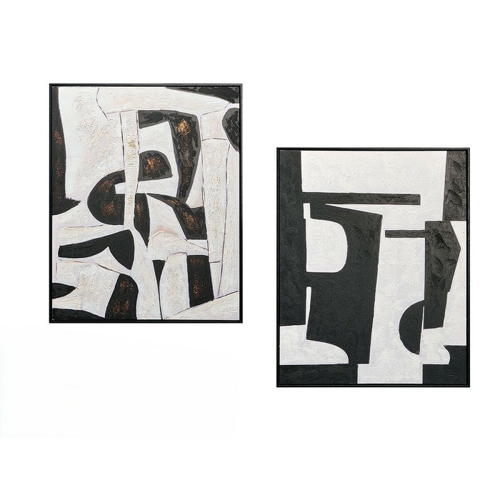 Пластно Gift Decor Lovers Бял Черен 70 x 3,5 x 90 cm (2 броя)