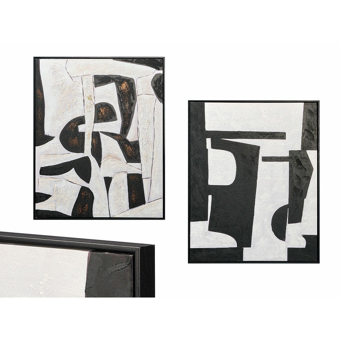 Пластно Gift Decor Lovers Бял Черен 70 x 3,5 x 90 cm (2 броя)