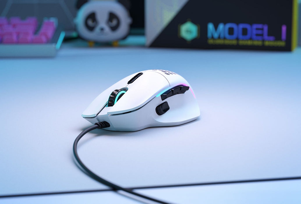 Геймърска мишка Glorious Model I (Matte White)