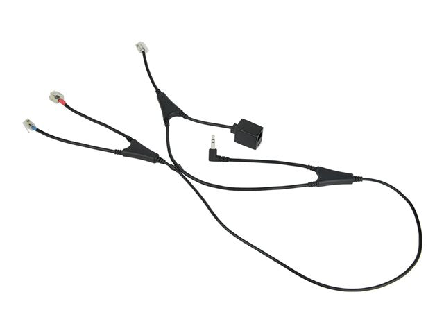 JABRA Link MSH-адаптер за PRO 9400 и GO 6470 за електронно приемане на разговори за Alcatel IP Touch 4028/4038/4068/4029/4039