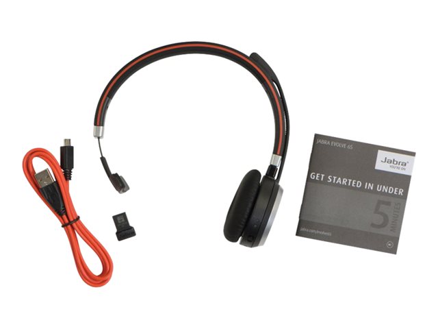 JABRA Evolve 30 II Mono Headset on-ear заместител на жичен 3,5 мм жак