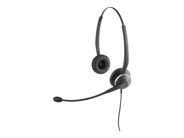JABRA GN 2100 Duo Telecoil Noise-Cancelling стойка за микрофон, гъвкава за хора, използващи слухови апарати