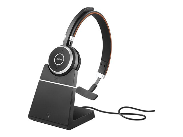 JABRA Evolve 65 със стойка за зареждане Mono MS