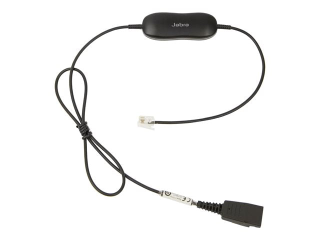 JABRA Smart Cord QD към RJ9 прав с 8-позиционен превключвател за конфигуратор за телефонна система Avaya one-X за серия 96XX