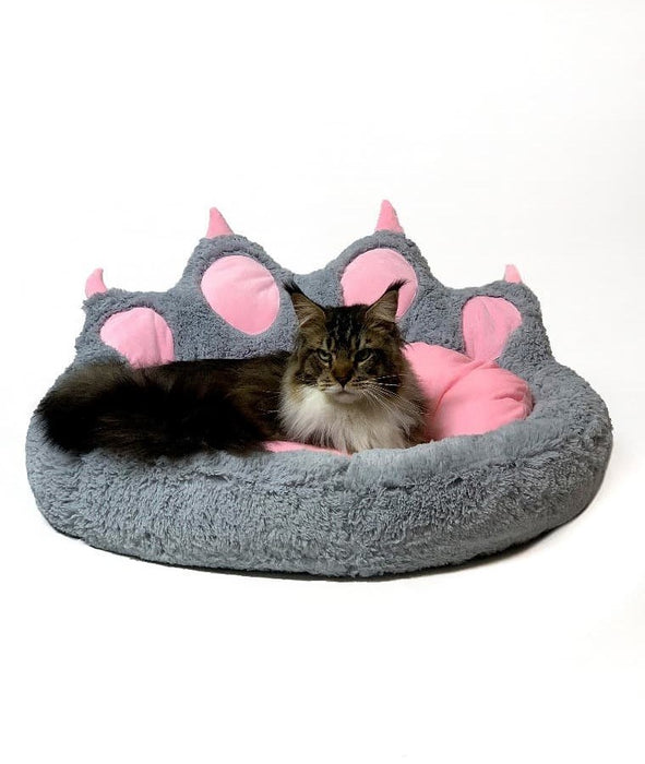 GO GIFT Легло за куче и котка - сиво - 75x75 см