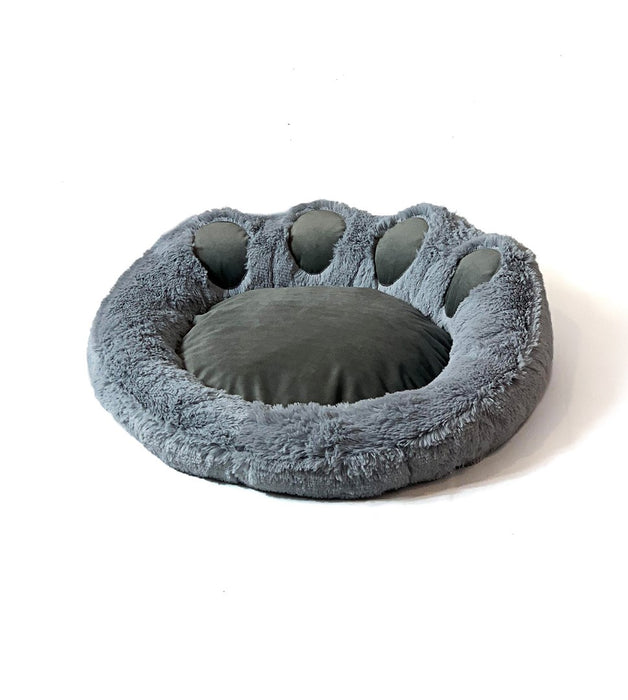 GO GIFT Легло за куче и котка XXL - сиво - 85x85 см