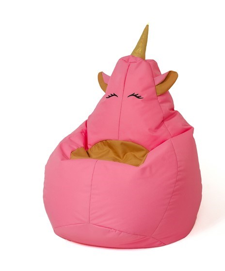 Unicorn розов XXL 140 x 100 см Sako чанта пуф