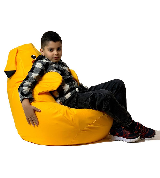 Pikachu жълта чанта Sako пуф L 105 x 80 см
