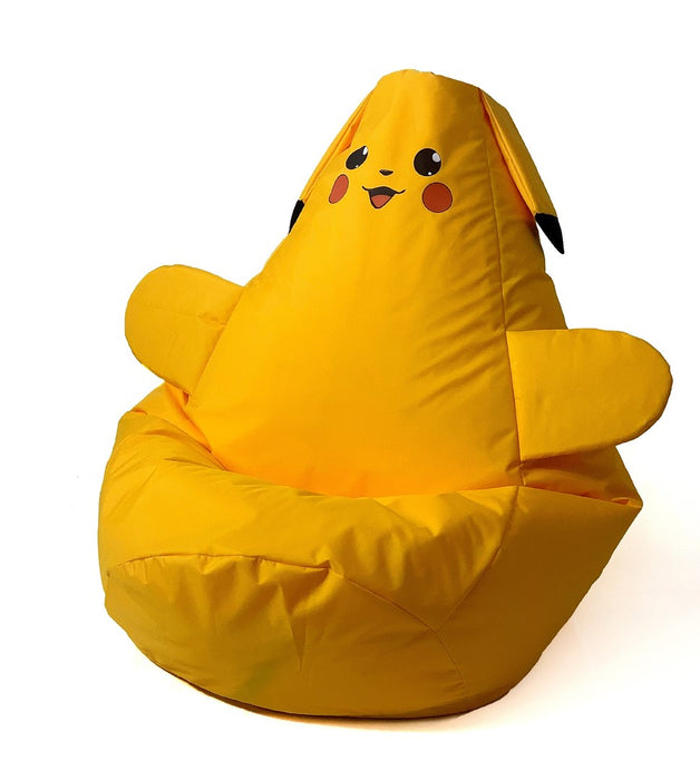 Pikachu жълта чанта Sako пуф L 105 x 80 см