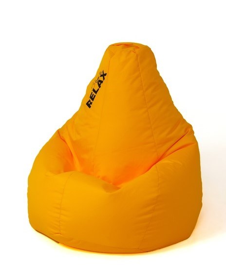 Сако чанта пуф Pear yellow XXL 140 x 100 cm
