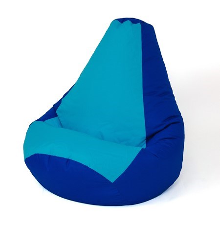 Сако чанта пуф Pear blue XXL 140 x 100 см