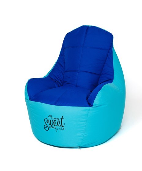 Сако чанта пуф Boss blue- метличина XXL 140 х 90 см