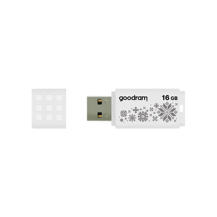 Goodram UME2 Winter USB 16GB флаш устройство - бяло