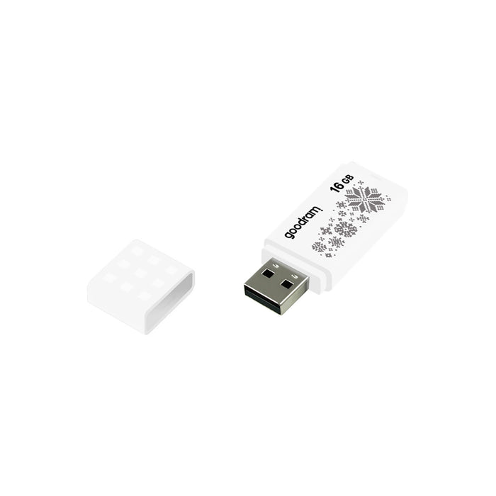 Goodram UME2 Winter USB 16GB флаш устройство - бяло