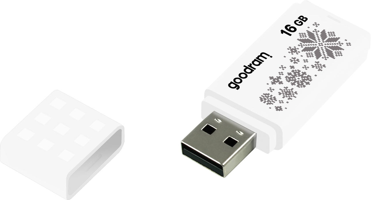 Goodram UME2 Winter USB 16GB флаш устройство - бяло