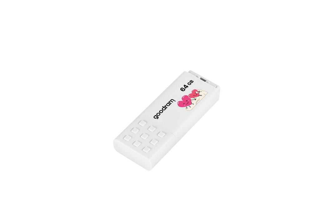 Goodram UME3 Valentine USB флаш устройство 64 GB USB Type-A 3.2 Gen 1 (UME3-0640W0R11-V) Бяло