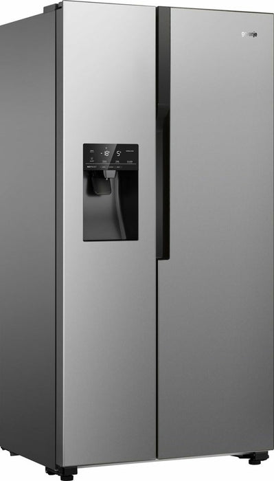 Gorenje NRS9EVX side-by-side refrigerator Freestanding 562 L E Stainless steel
