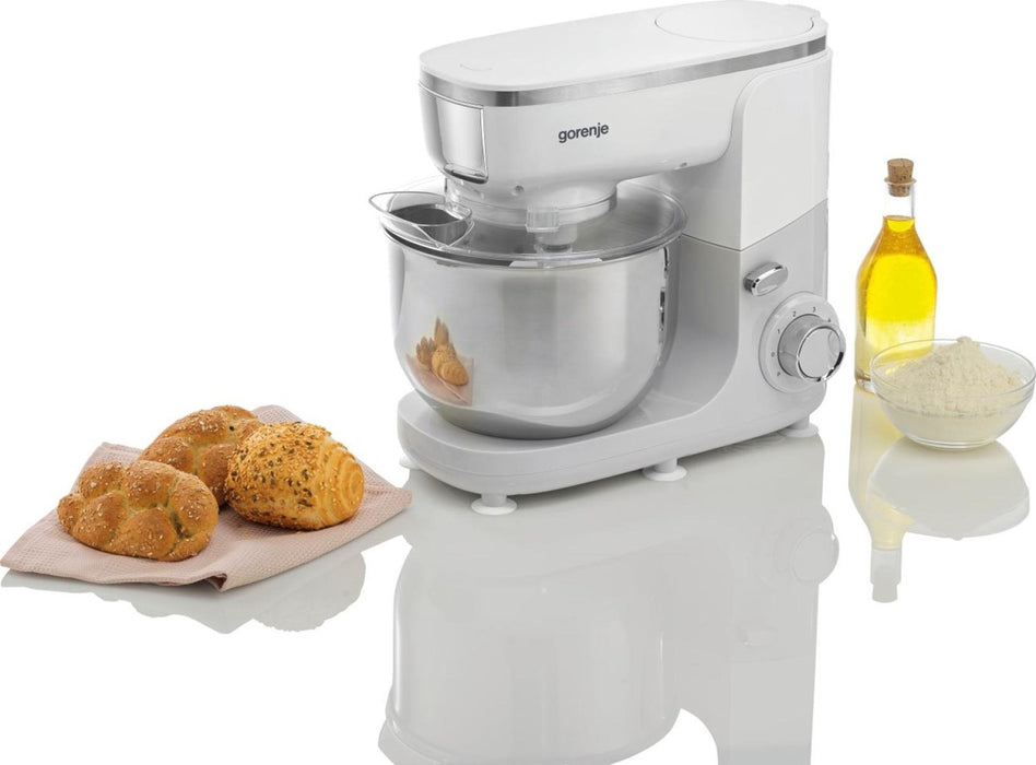 Food processor GORENJE MMC1005W Planetary robot 1000 W, 4.8 L White, Grey