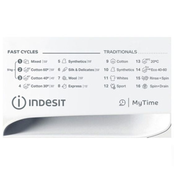 Пералня INDESIT MTWA 91284 W EE, 9 кг, 1200 об/мин.