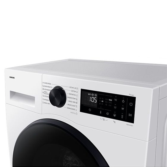 Пералня със сушилня SAMSUNG WD90DG5G34BELE, 9/5 кг, AI Ecobubble, 1400 об/мин. White