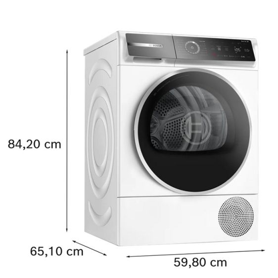 Сушилня BOSCH WQB246CNBY, 9 кг, Термопомпа, Auto Dry, SelfCleaning Condenser