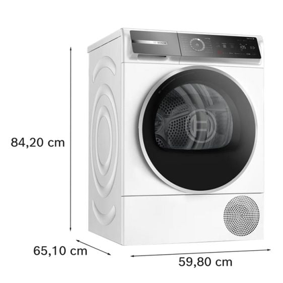 Сушилня BOSCH WQB246DNBY, 9 кг, Термопомпа, Auto Dry, SelfCleaning Condenser