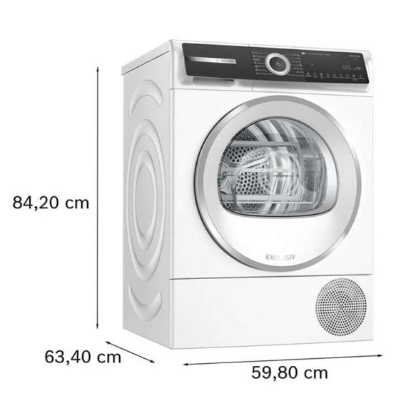 Сушилня BOSCH WQH245B4BY, 9 кг, Термопомпа, SelfCleaning Condenser, C