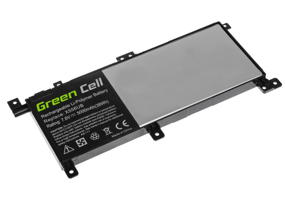 Батерия за лаптоп  ASUS X556U X556UV  AS111  C21N1509 7,6V 4100mA GREEN CELL