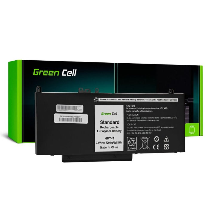 Green Cell 6MT4T 07V69Y Батерия за лаптоп Dell 7,4V 7200mAh (DE162)