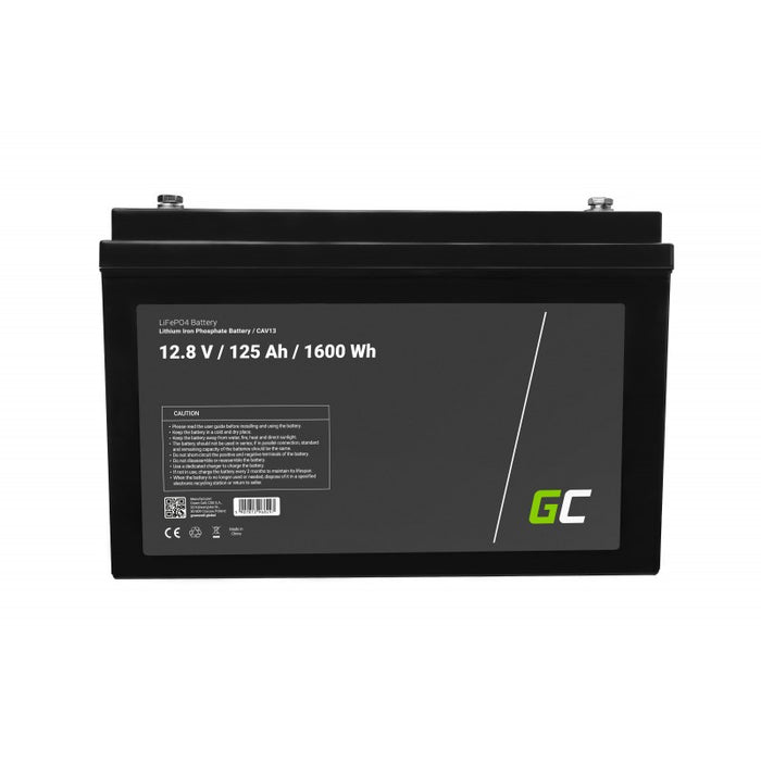 Green Cell CAV13 автомобилна батерия Литиево-железен фосфат (LiFePO4) 125 Ah 12,8 V Морски / свободно време