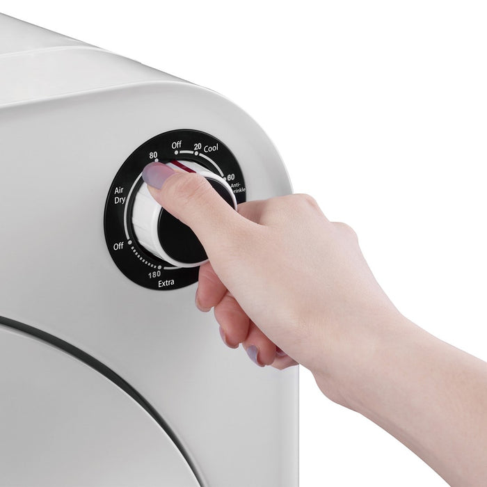 GreenBlue GB410 Електрическа барабанна сушилня 3 кг 830 W Вентилирана 5 програми за сушене Компактен плот за маса Contertop Монтиран на стена Преносим с аксесоари