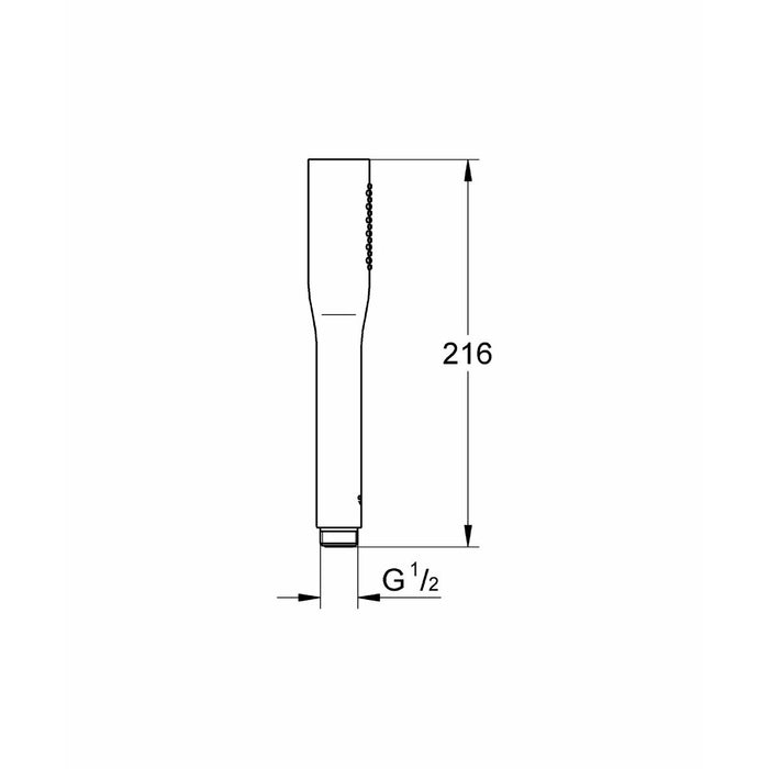 Душ Слушалка Grohe 27458000 Хромирано 1 Позиция