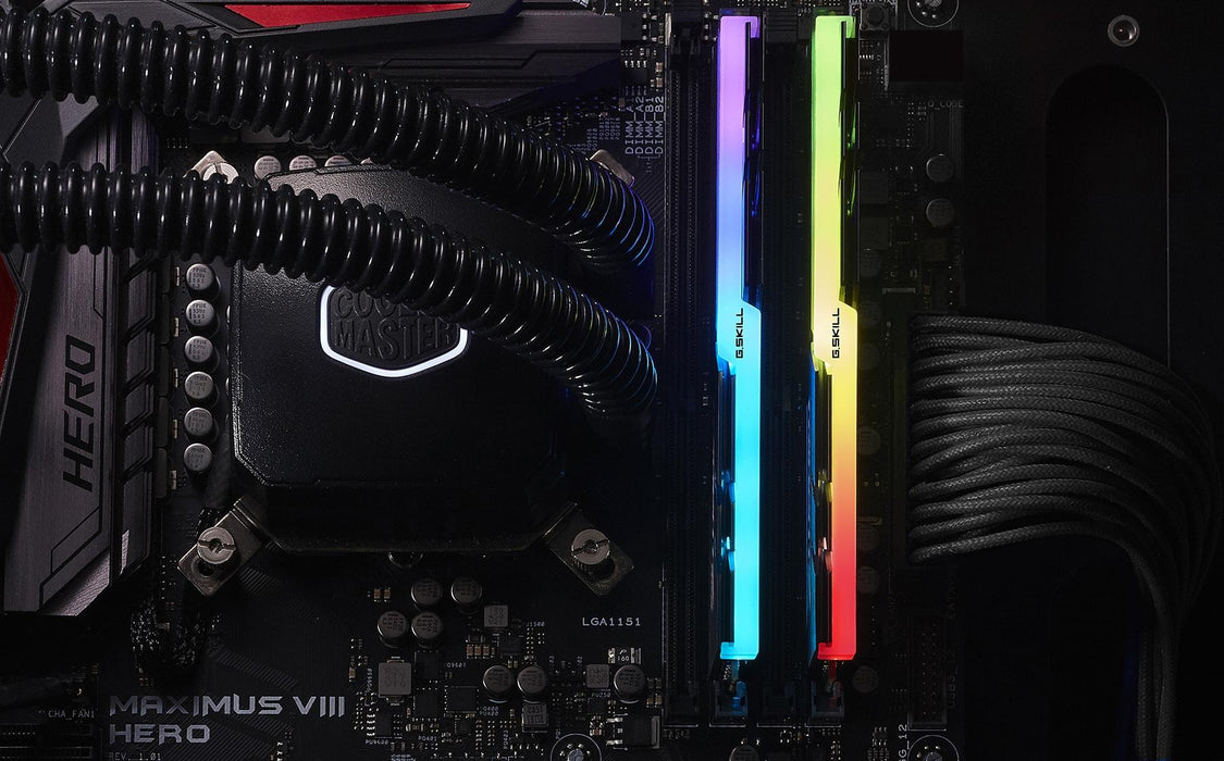Памет G.SKILL Trident Z RGB 32GB(2x16GB) DDR4, 3600MHz F4-3600C17D-32GTZR