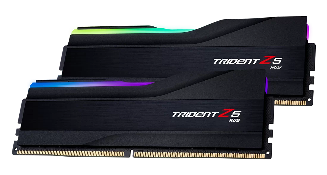 Памет G.SKILL Trident Z5 RGB Black 64GB(2x32GB) DDR5 5600MHz F5-5600J3036D32GX2-TZ5RK