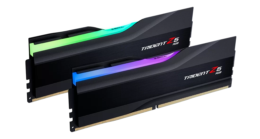 Памет G.SKILL Trident Z5 RGB Black 64GB(2x32GB) DDR5 5600MHz F5-5600J3036D32GX2-TZ5RK
