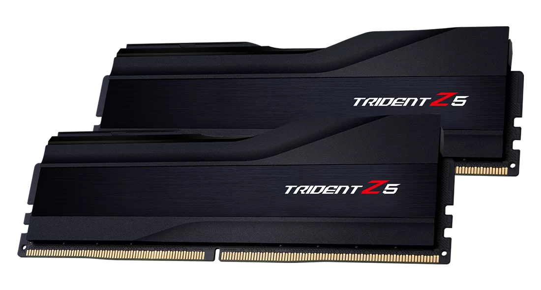Памет G.SKILL Trident Z5 Black 64GB(2x32GB) DDR5 6000MHz F5-6000J3040G32GX2-TZ5K