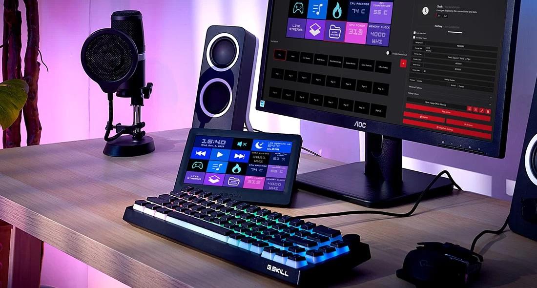 Команден панел G.SKILL WigiDash, 7&quot;, USB