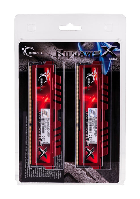 G.Skill 16GB DDR3-1333 CL9 RipjawsX модул памет 2 x 8 GB 1333 MHz
