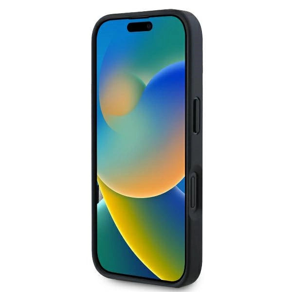 Guess New 4G Triangle Case за iPhone 16 Pro - черен